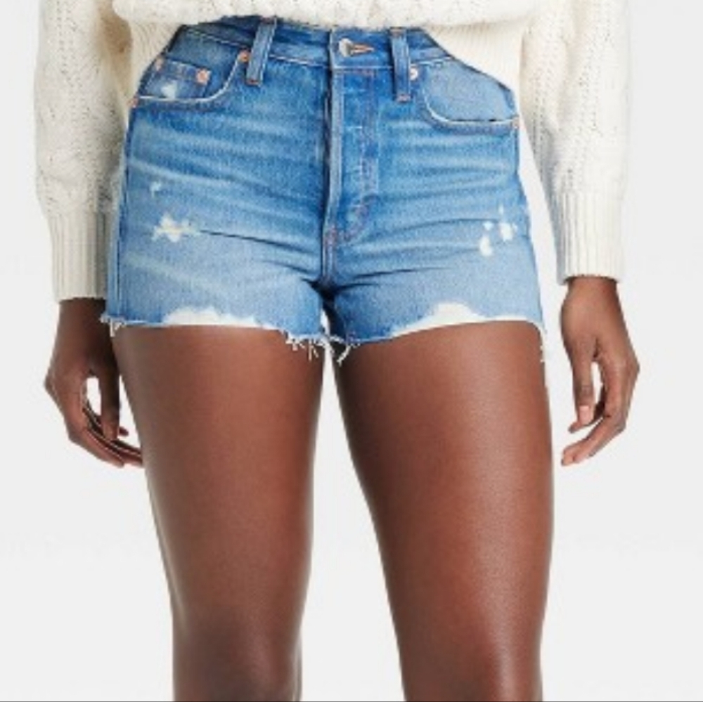 Women's Mini Blue Denim Shorts